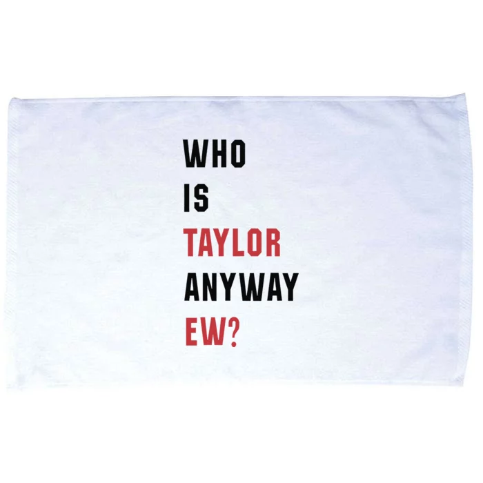 Taylor First Name Who Is Taylor Anyway Ew Retro Groovy 80S Microfiber Hand Towel