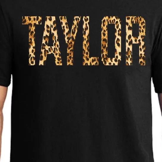 T.AYLOR First Name Personalized retro TAYLOR name Pajama Set