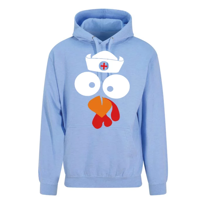 Turkey Face Nurse Gift For Nurse Doctor Thanksgiving Day Gift Unisex Surf Hoodie