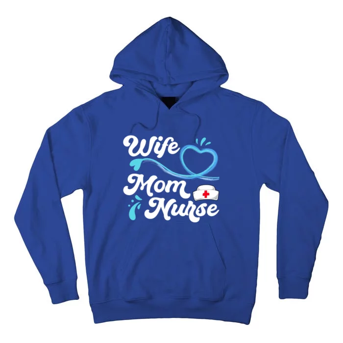 Tee For Nurses Lpn Bsn Rn Np Wife Mom Nurse Gift Tall Hoodie