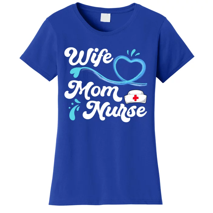 Tee For Nurses Lpn Bsn Rn Np Wife Mom Nurse Gift Women's T-Shirt