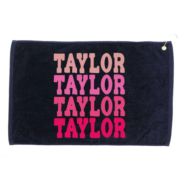 Taylor First Name Personalized Birthday Grommeted Golf Towel