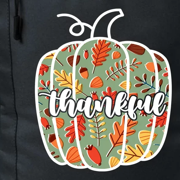 Thankful Fall Nature Pumpkin Daily Commute Backpack