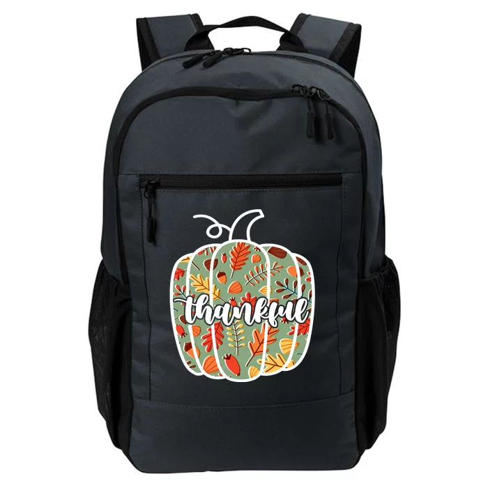 Thankful Fall Nature Pumpkin Daily Commute Backpack