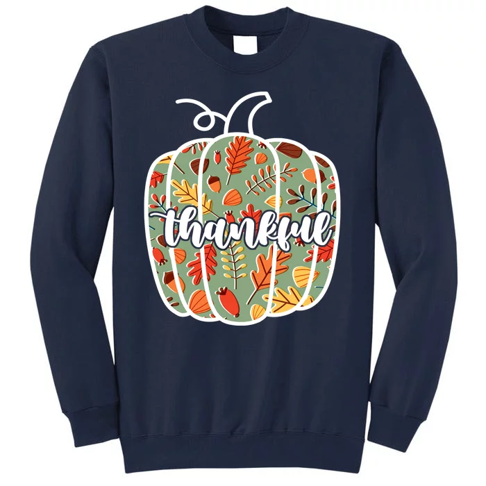 Thankful Fall Nature Pumpkin Tall Sweatshirt