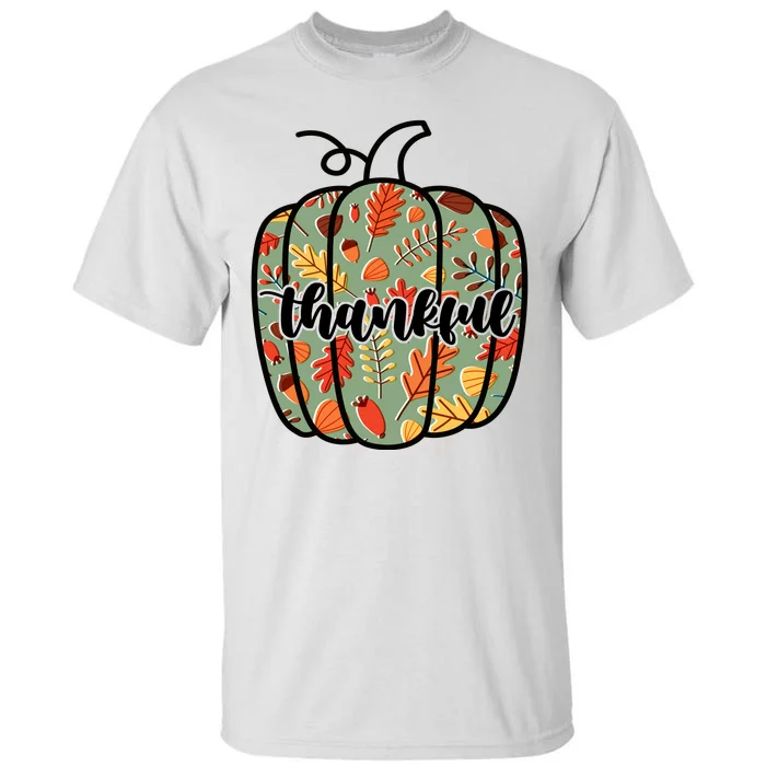 Thankful Fall Nature Pumpkin Tall T-Shirt