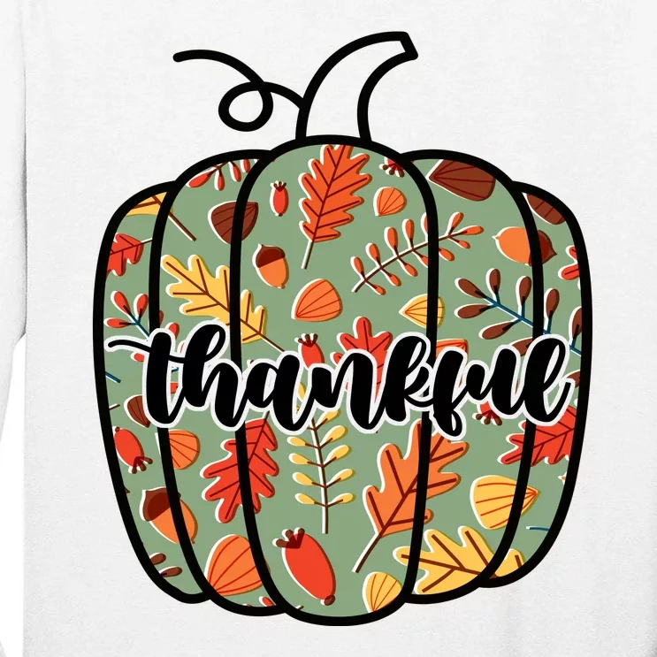 Thankful Fall Nature Pumpkin Tall Long Sleeve T-Shirt