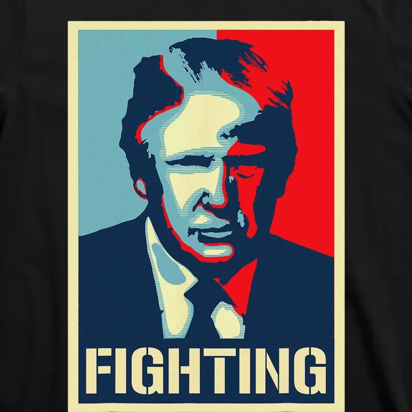 Trump Fight Never Stop Saving America Design T-Shirt