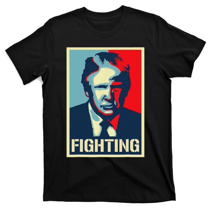 Trump Fight Never Stop Saving America Design T-Shirt