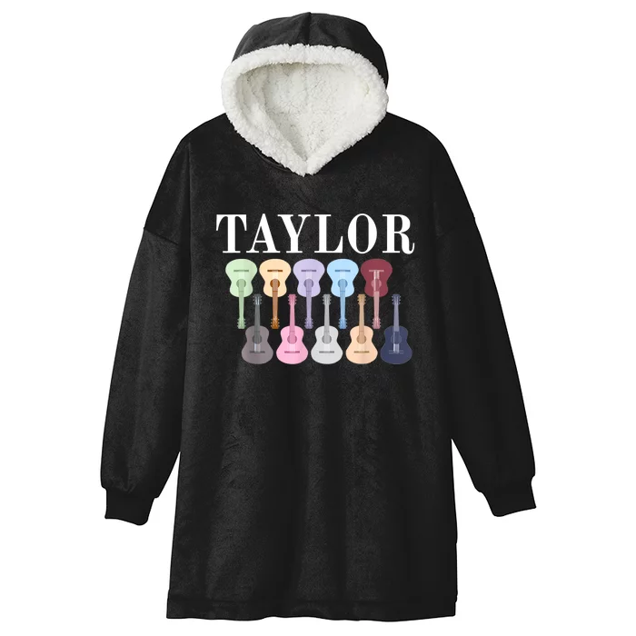 Taylor First Name Personalized Birthday Party Gift Hooded Wearable Blanket