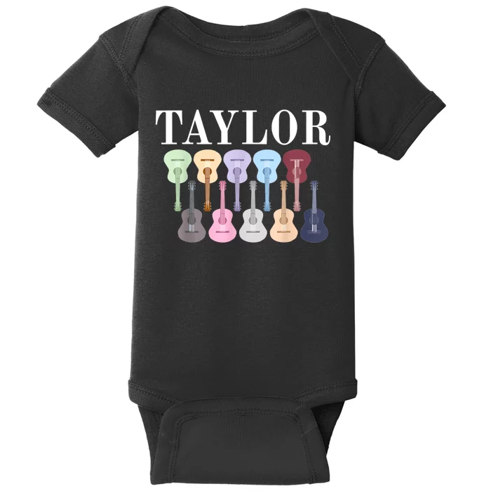 Taylor First Name Personalized Birthday Party Gift Baby Bodysuit