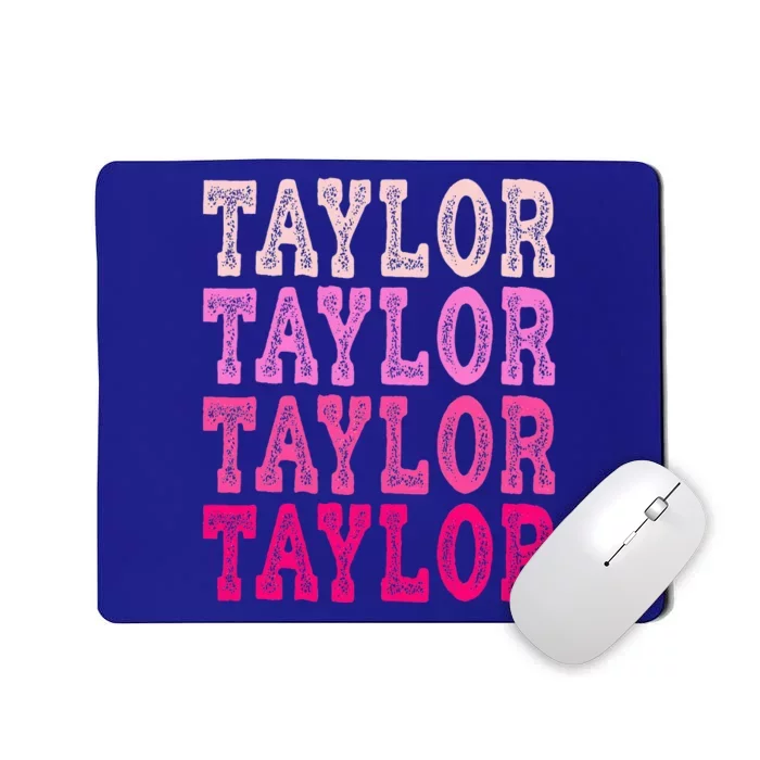 T.aylor First Named Baby Birthday Mousepad