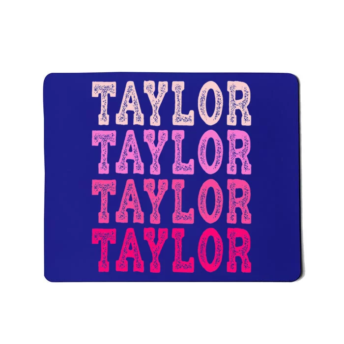 T.aylor First Named Baby Birthday Mousepad