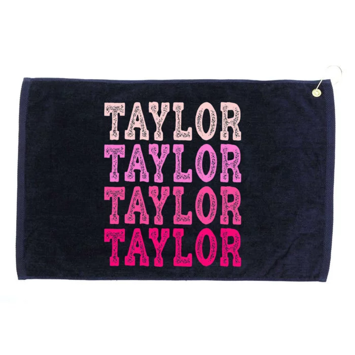 T.aylor First Named Baby Birthday Grommeted Golf Towel