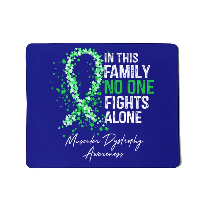 This Family No One Fights Alone Muscular Dystrophy Awareness Gift Mousepad