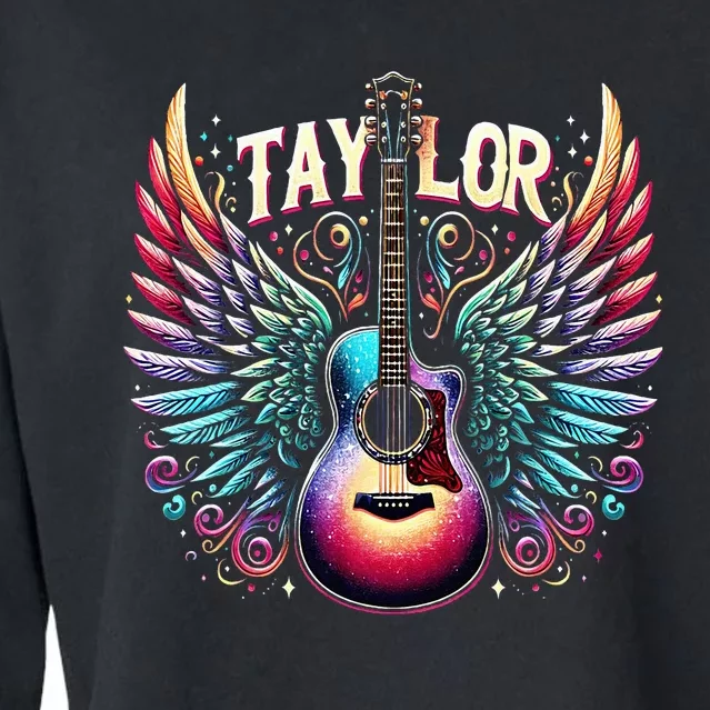 Taylor First Name Personalized Cropped Pullover Crew