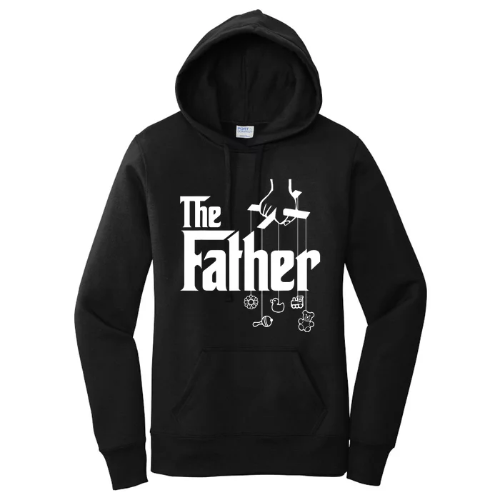 The Father New Daddy Expecting Baby Gift Women's Pullover Hoodie