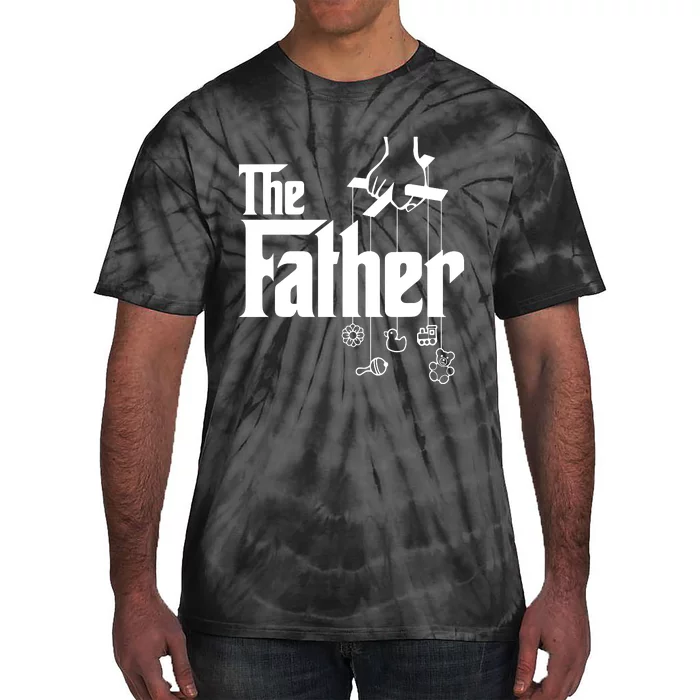 The Father New Daddy Expecting Baby Gift Tie-Dye T-Shirt