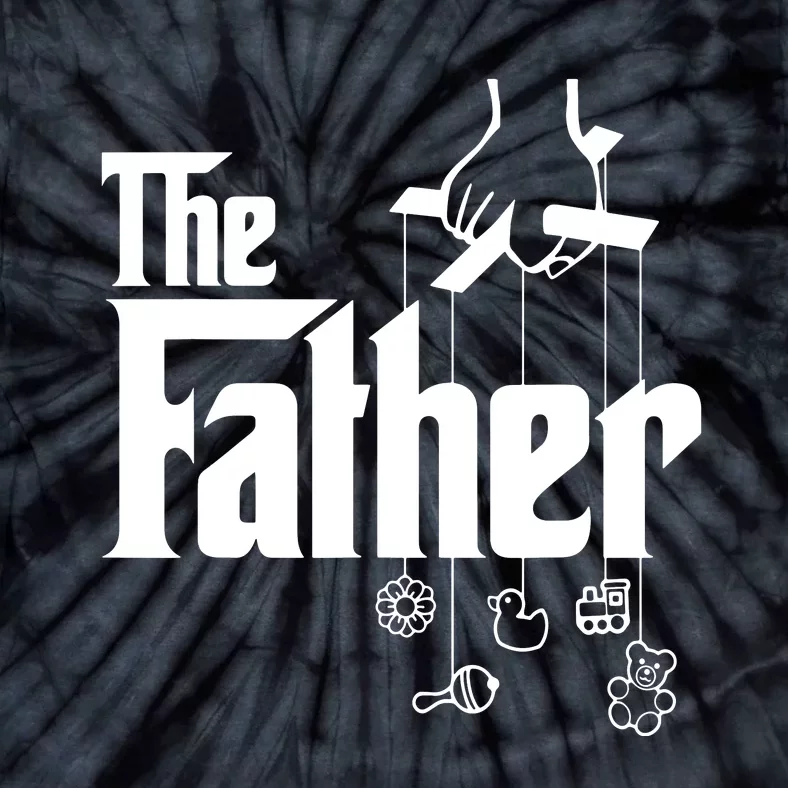 The Father New Daddy Expecting Baby Gift Tie-Dye T-Shirt