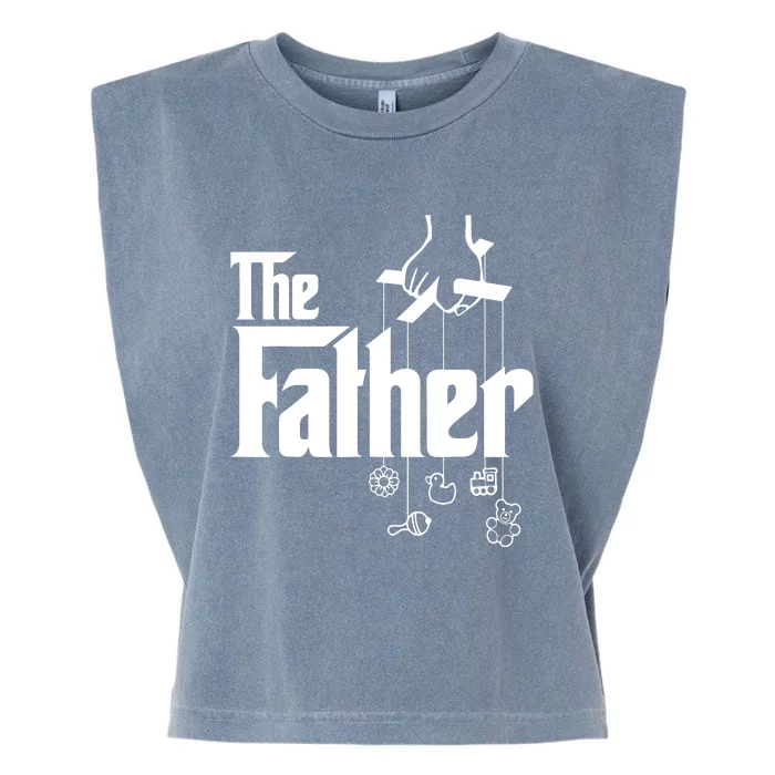 The Father New Daddy Expecting Baby Gift Garment-Dyed Women's Muscle Tee