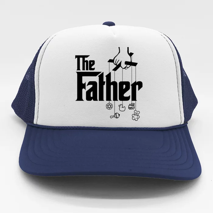 The Father New Daddy Expecting Baby Gift Trucker Hat