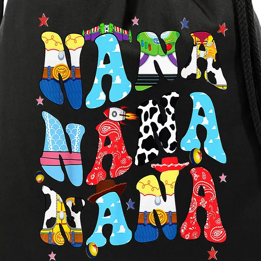 Toy Funny Nana Story Grandma Grandpa Mothers Day Fathers Day Drawstring Bag