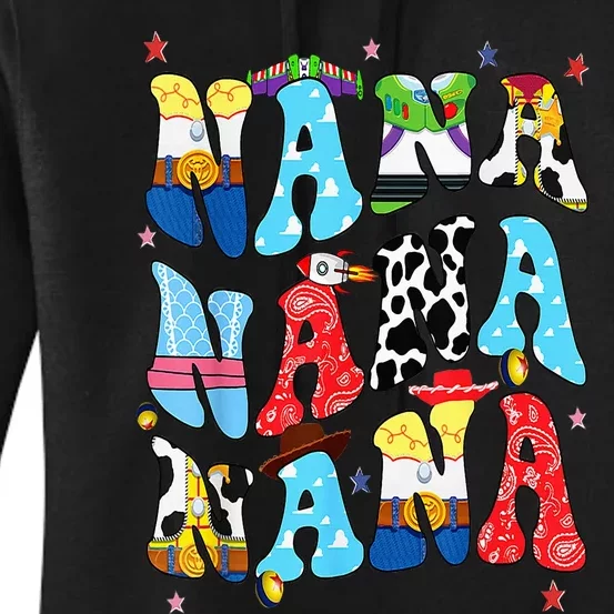 Toy Funny Nana Story Grandma Grandpa Mothers Day Fathers Day Women's Pullover Hoodie