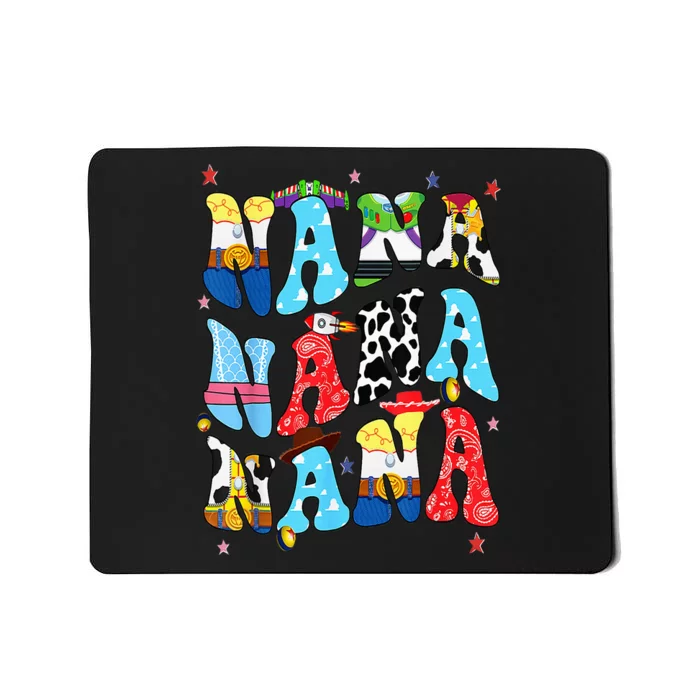 Toy Funny Nana Story Grandma Grandpa Mothers Day Fathers Day Mousepad