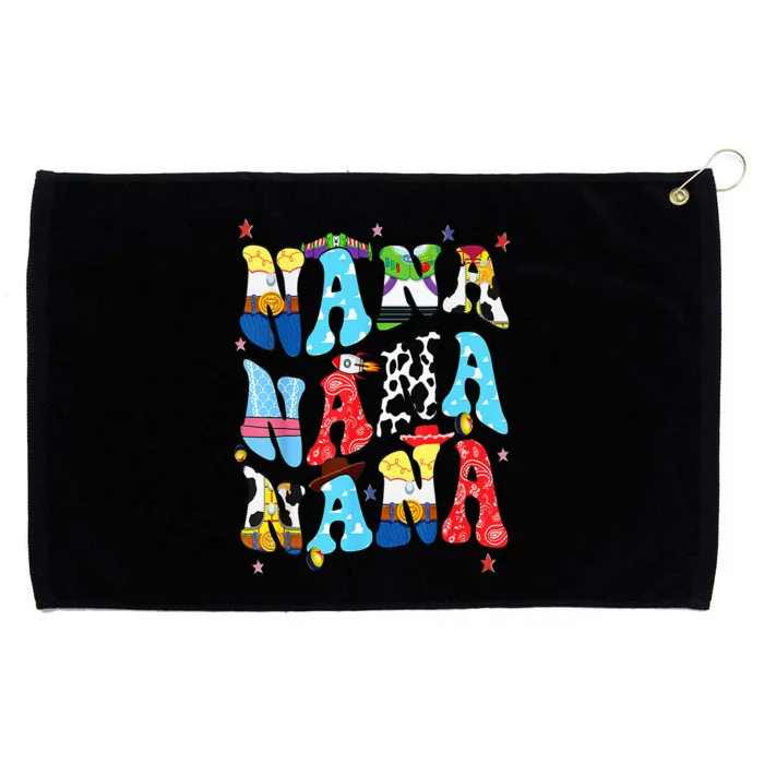 Toy Funny Nana Story Grandma Grandpa Mothers Day Fathers Day Grommeted Golf Towel