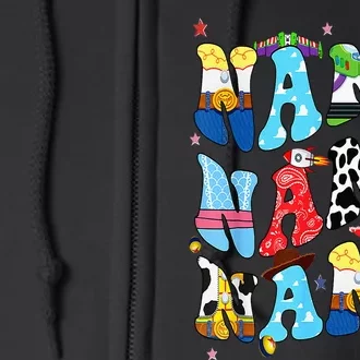 Toy Funny Nana Story Grandma Grandpa Mothers Day Fathers Day Full Zip Hoodie