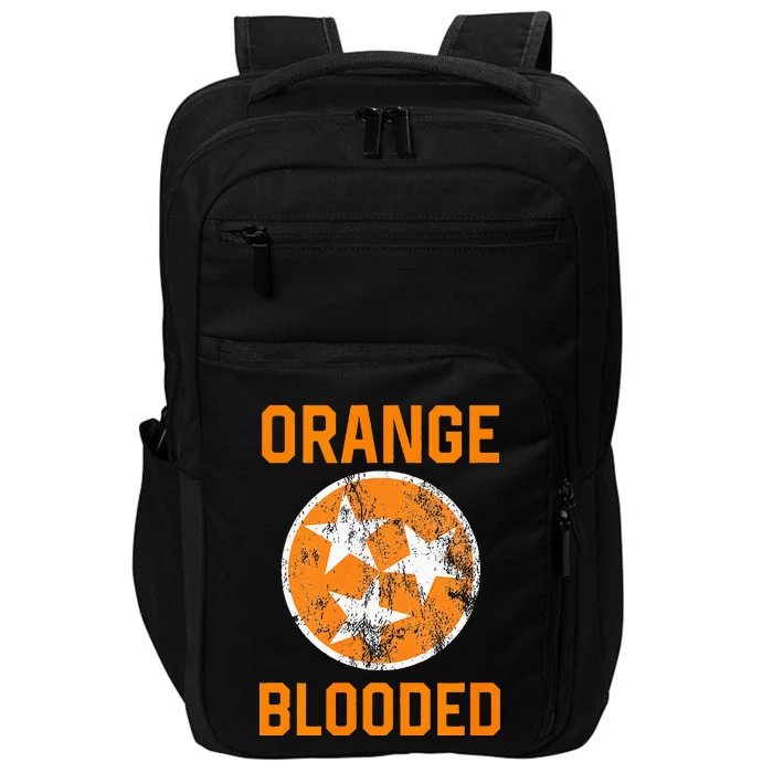 Tennessee Fan Orange Blooded Vol Sports Fan State Flag TN Impact Tech Backpack