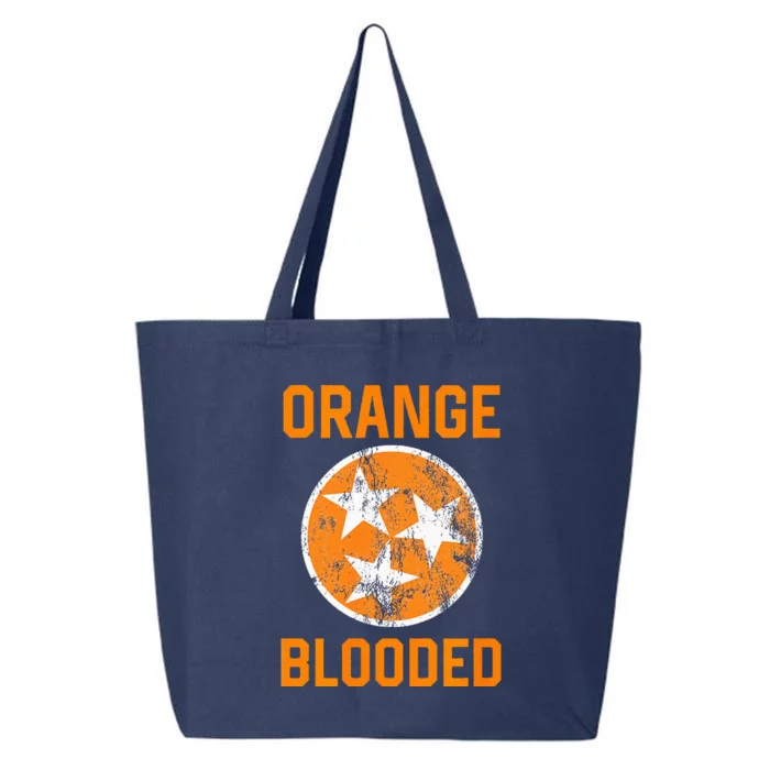 Tennessee Fan Orange Blooded Vol Sports Fan State Flag TN 25L Jumbo Tote