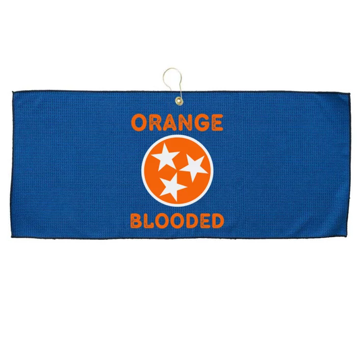 Tennessee Fan Orange Blooded Vol Sports Fan State Flag TN Large Microfiber Waffle Golf Towel