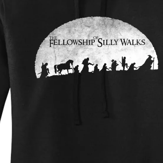 The Fellowship Of Silly Walks Women's Pullover Hoodie