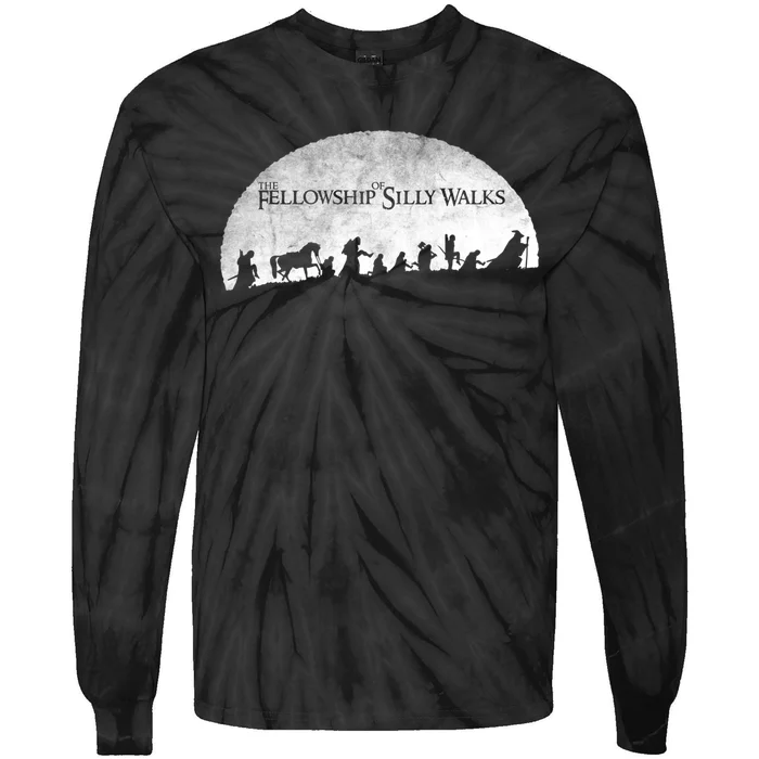 The Fellowship Of Silly Walks Tie-Dye Long Sleeve Shirt