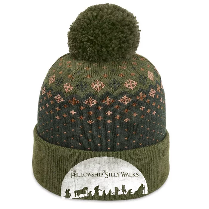 The Fellowship Of Silly Walks The Baniff Cuffed Pom Beanie