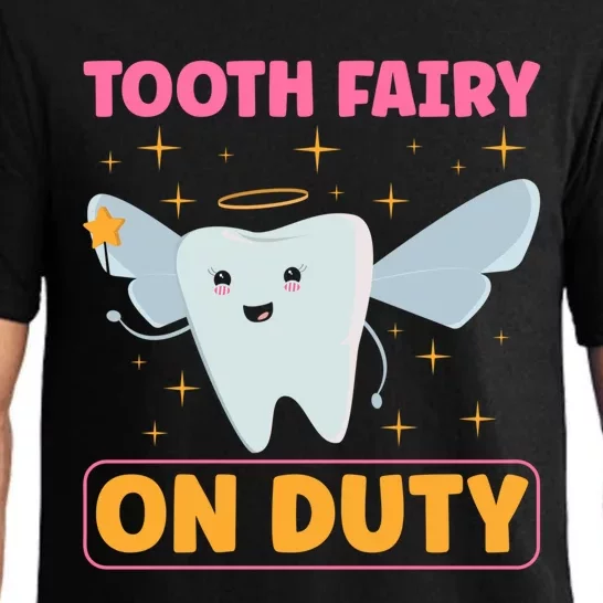 Tooth Fairy On Duty Tooth Fairy Costume Dentist Hygienist Cute Gift Pajama Set