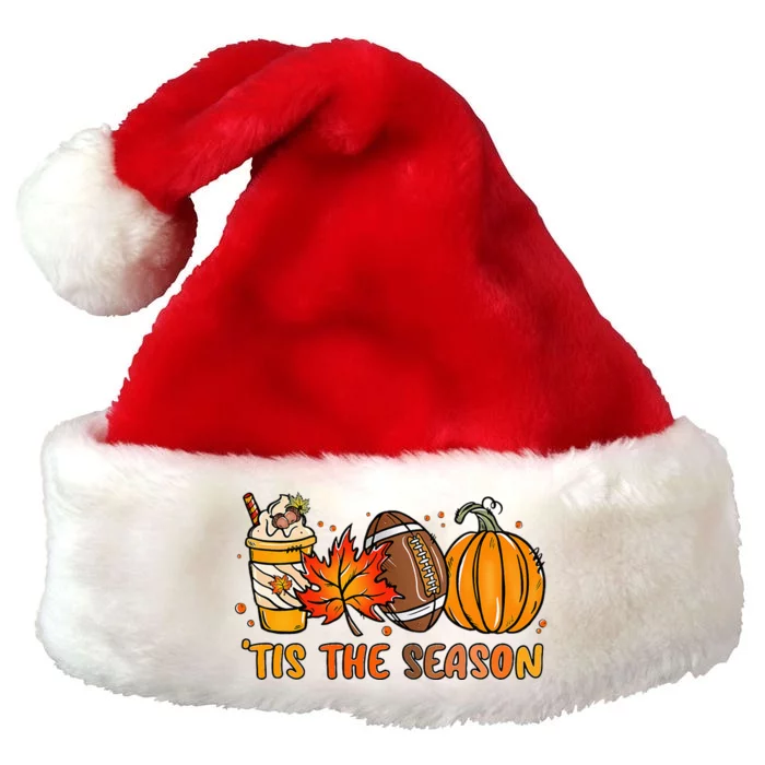 Turkey Football Outfit Adults Thanksgiving Premium Christmas Santa Hat