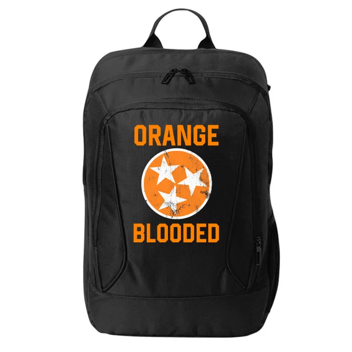 Tennessee Fan Orange Blooded Funny Sports Fan State Flag Tn City Backpack