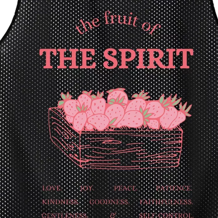 The Fruit Of The Spirit Mesh Reversible Basketball Jersey Tank