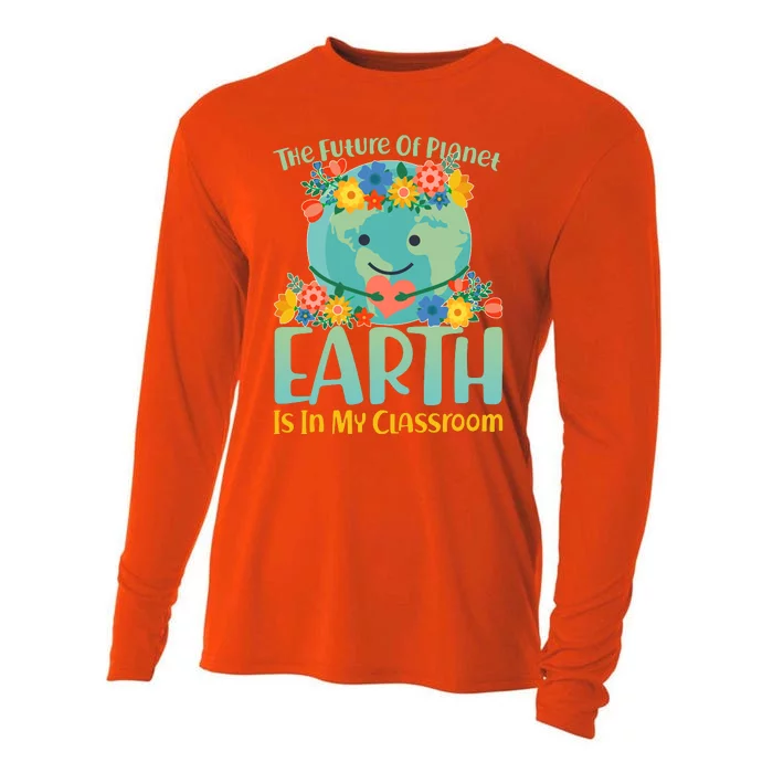 The Future Of Plant Earth Is In My Classroom Cooling Performance Long Sleeve Crew