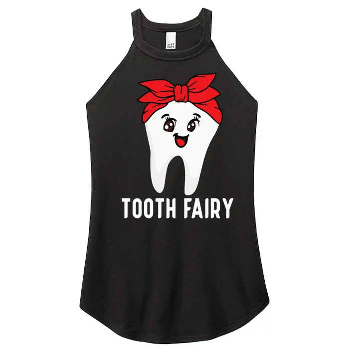 Tooth Fairy Oral Hygienist Dental Assistant Dentist Women’s Perfect Tri Rocker Tank