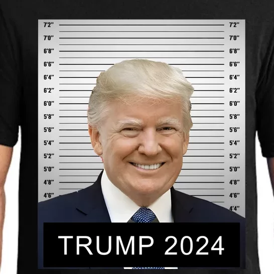 Trump For President 2024 Trump Mugshot Pajama Set