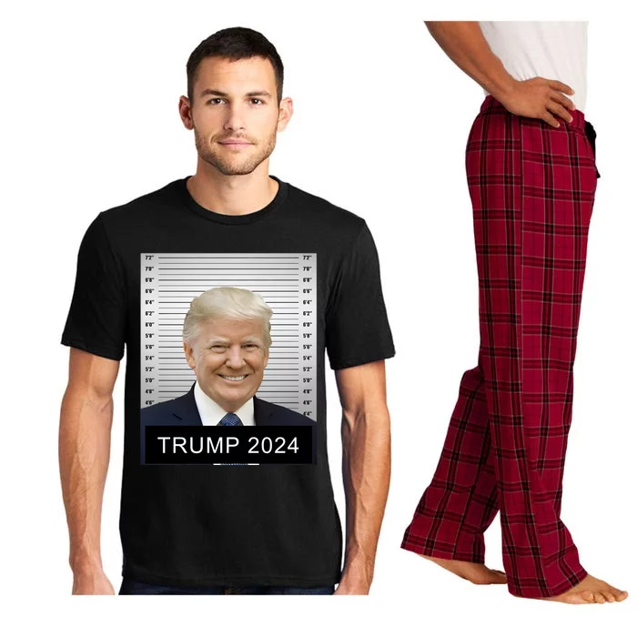 Trump For President 2024 Trump Mugshot Pajama Set