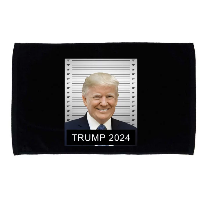 Trump For President 2024 Trump Mugshot Microfiber Hand Towel