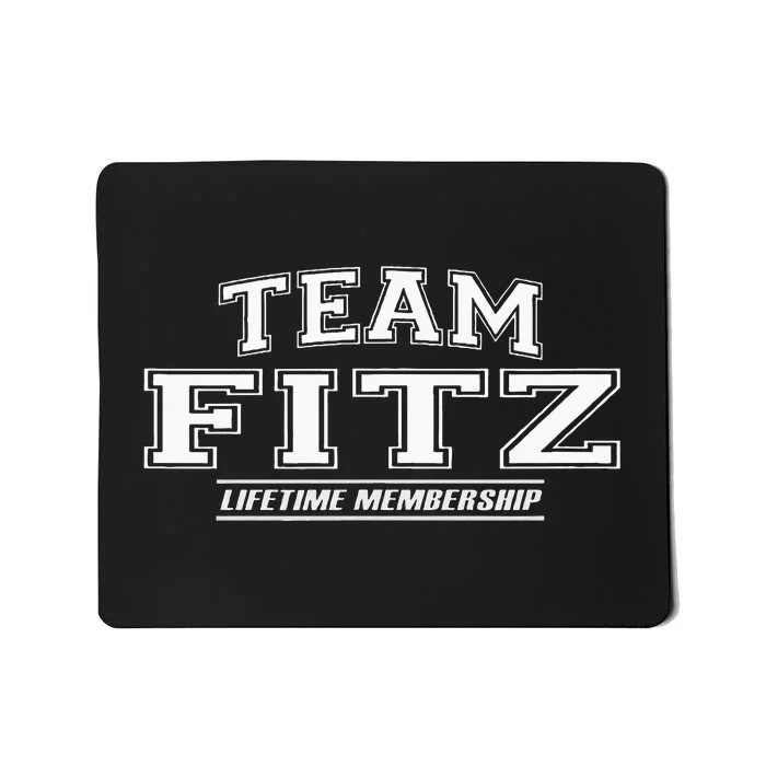 Team Fitz Proud Family Surname Last Name Mousepad