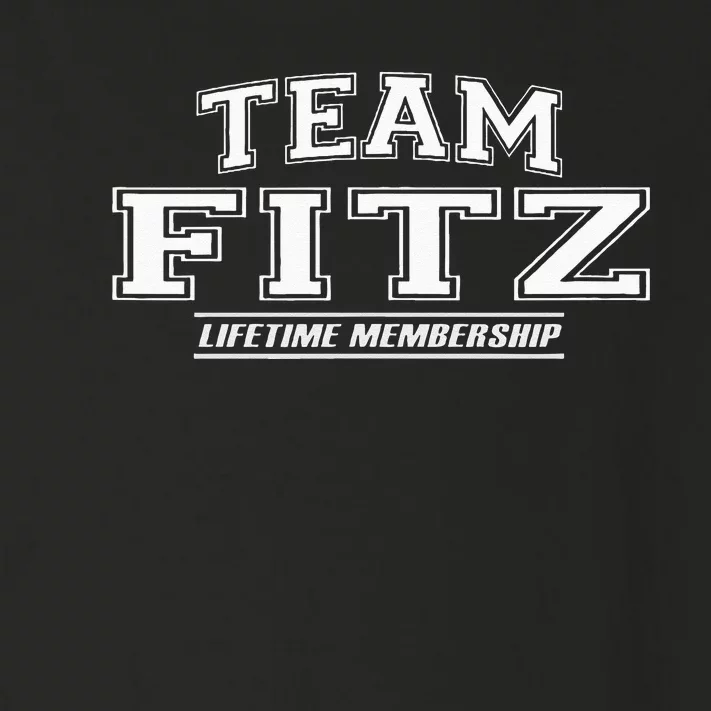 Team Fitz Proud Family Surname Last Name Toddler Long Sleeve Shirt