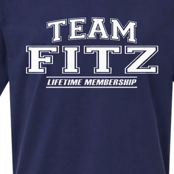 Team Fitz Proud Family Surname Last Name Sueded Cloud Jersey T-Shirt