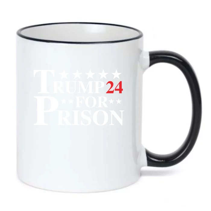 Trump For Prison 2024 4th Of July Independence Day American Gift Black Color Changing Mug