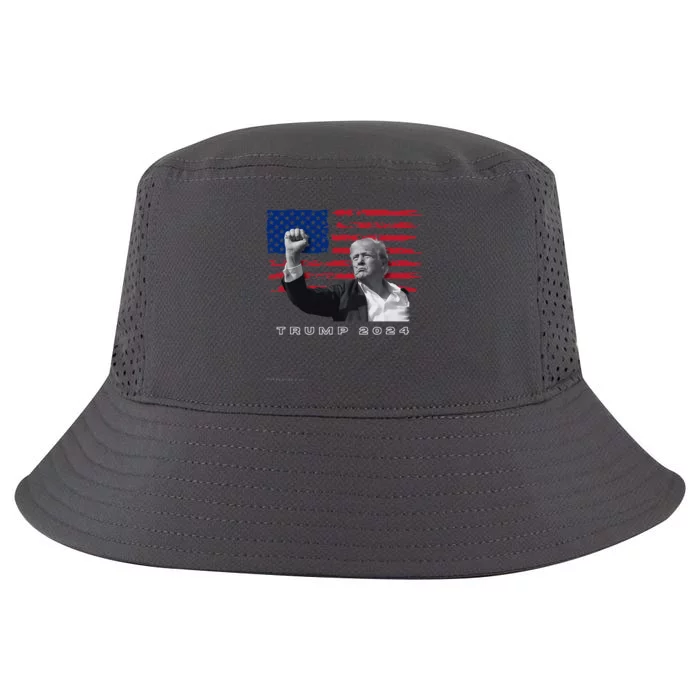 Trump For President 2024 Patriotic Triumph Maga Cool Comfort Performance Bucket Hat